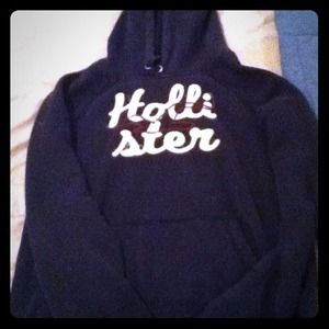 Dark Blue Hollister Hoodie