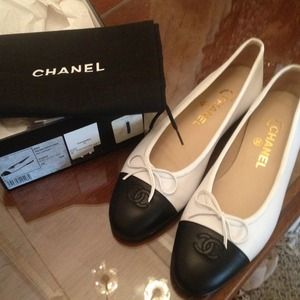 Chanel ballerines flats sz 8