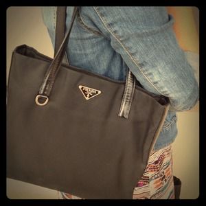 Authentic Prada Nylon tote.
