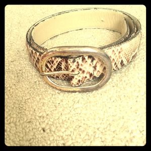 Genuine leather belt