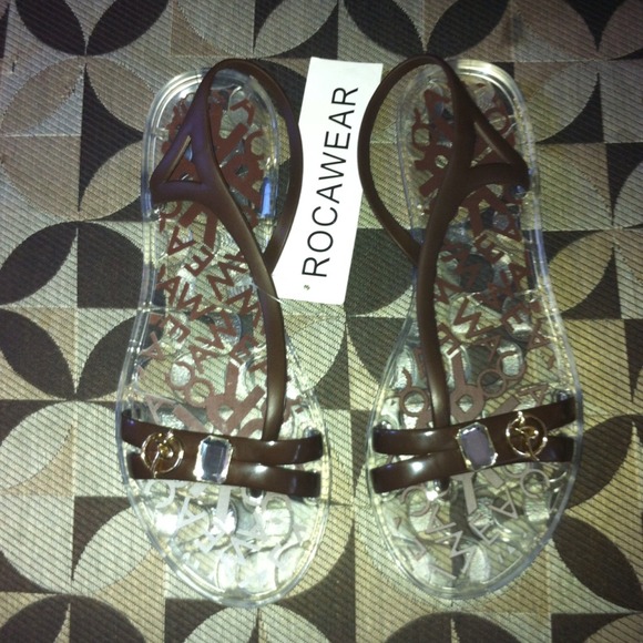 Rocawear Jelly Brown Sandals *REDUCED*