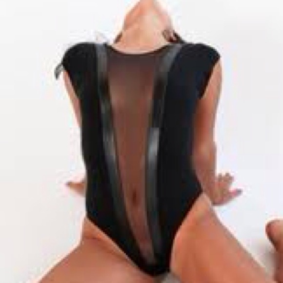 Tops - Mesh Leotard