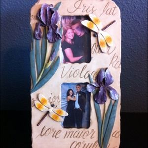 Ceramic picture frame
