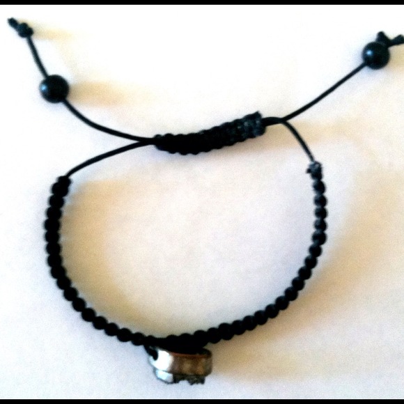 Druzy stone Chinese knotting cord bracelet - Picture 3 of 3