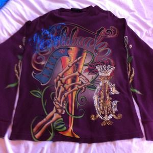 Men's Christian Audigier thermal shirt