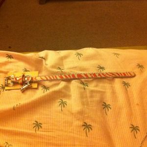 BNWT PINK ZEBRA GIRLY DOG COLLAR