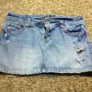American Eagle jean skirt