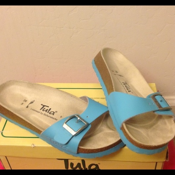 New Tiffany blue Birkenstocks