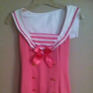 Cute pink Halloween Sailor outfit!