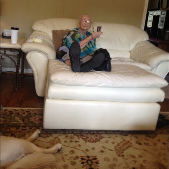 Grandma at home with me.  ;-)