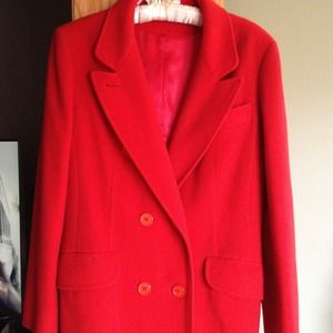 Wool coat. Full length.