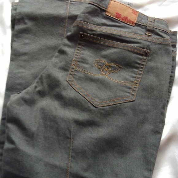 Olive green pants