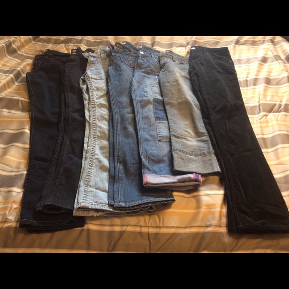 Lot of 7 jeans.size 7. - Picture 1 of 1