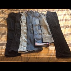Lot of 7 jeans.size 7.
