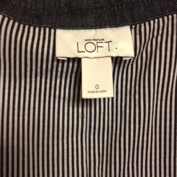 SOLD IN BUNDLE Ann Taylor Loft Denim Jacket - Picture 4 of 4