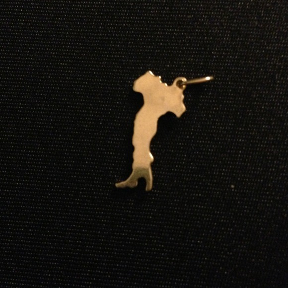 18k Gold Italian boot charm