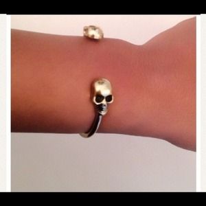 New gold scull cuff