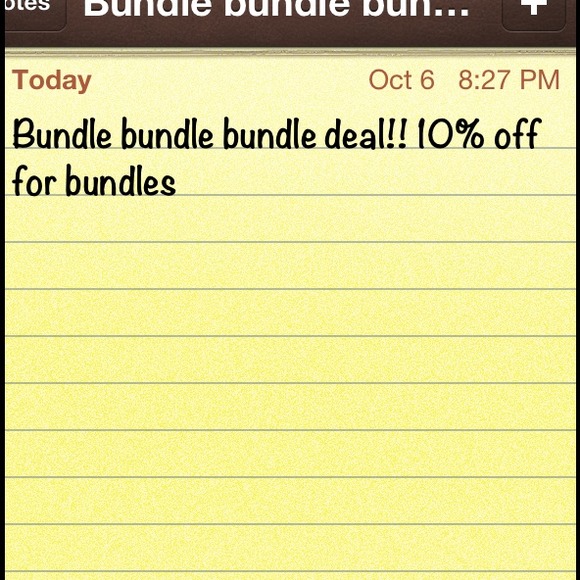 Bundle deals