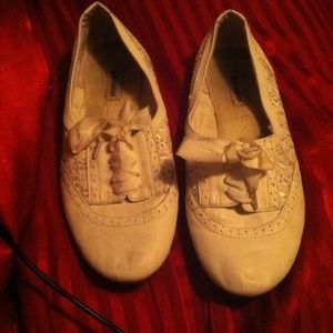 White saddle shoes