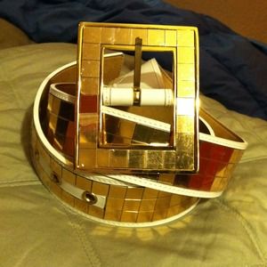 💢BRAND NEW💢White-Gold Plated Belt