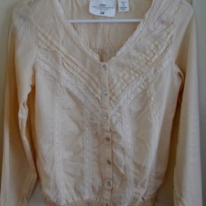 L.O.G.G by H&M cream top