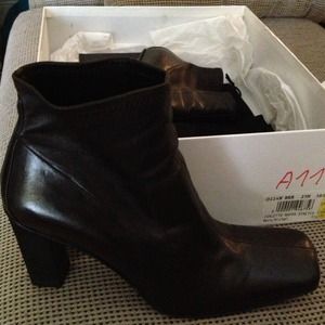 Authentic Versace Dark Brown Ankle Boot