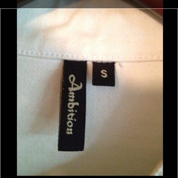 ❤️White cotton/viscose blend riding jacket - Picture 3 of 3