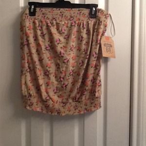 ***Sold*** ..Floral tube top