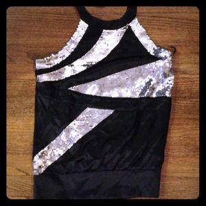 2b Bebe sequined halter