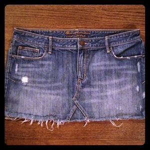 A&F denim mini