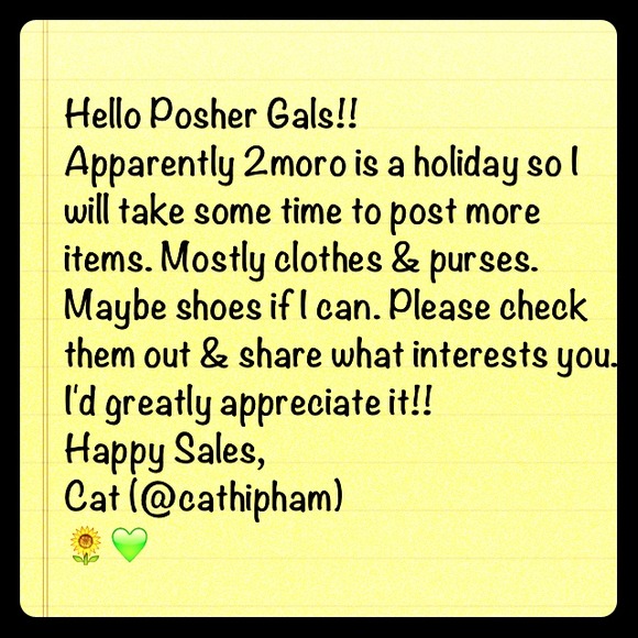 To my Posher Gals...
