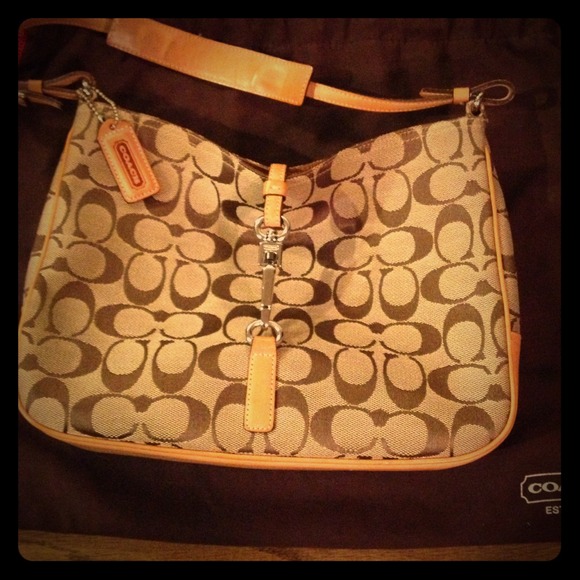 Coach signature purse