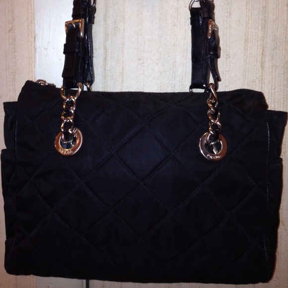 Prada Nylon Quilted Tessuto Shoulder Bag
