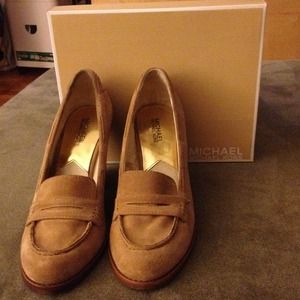 Michael Kors Suede Wedge Loafer