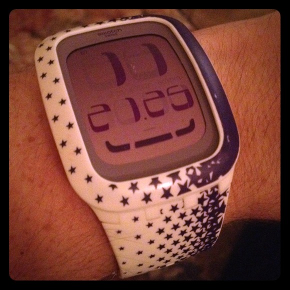 PRICE DROP! Swatch Purple Touch with Stars