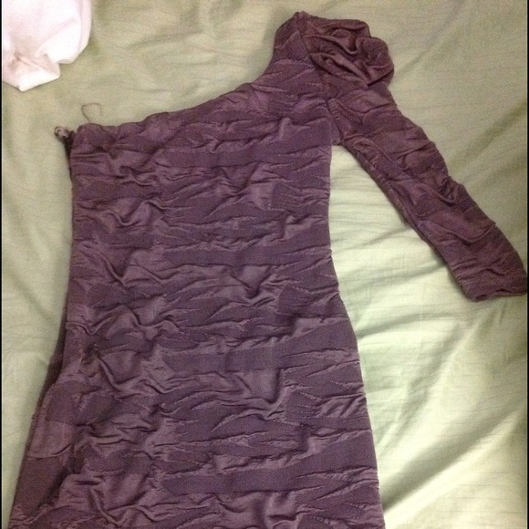 One shoulder short dress