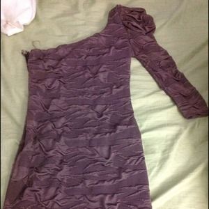 One shoulder short dress