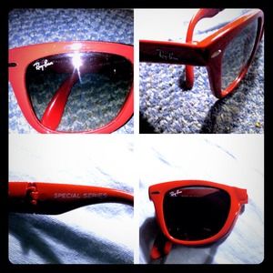 Red foldable special series ray bans