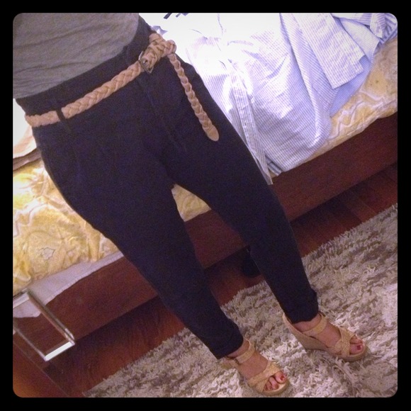 ❌SOLD❌  ZARA navy blue trousers