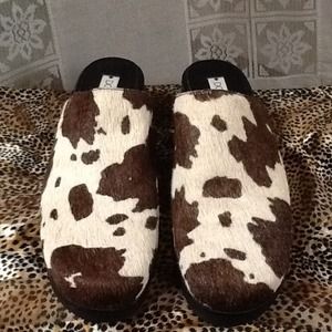 ♨Reduced♨Pony Hair Donald J Pliner Mules 7.5M