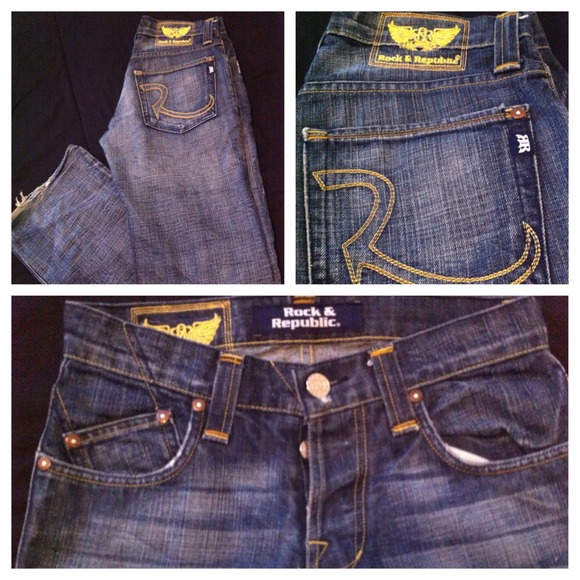Rock & Republic wide leg jeans