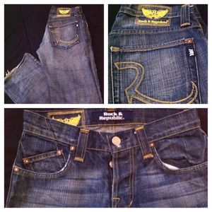 Rock & Republic wide leg jeans