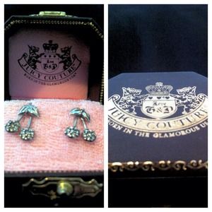 Juicy couture cherry earrings