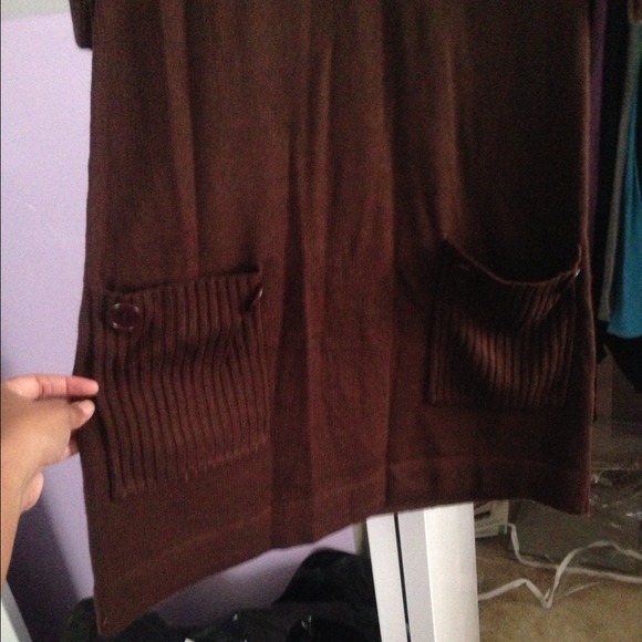 Cow neck sweater dress - Picture 2 of 2