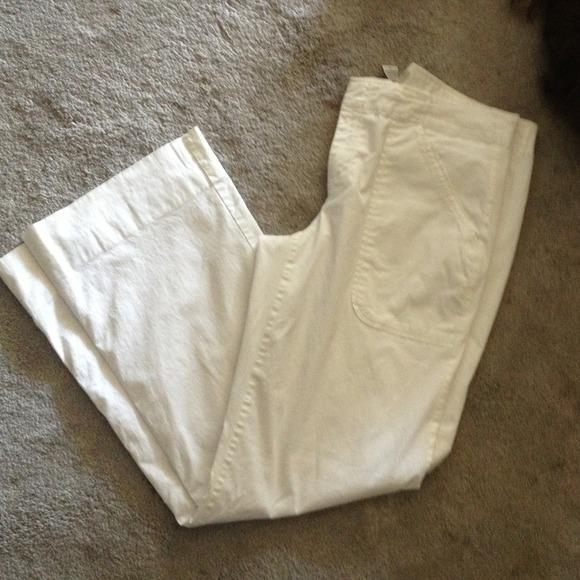 ❌Bundled❌White pants, wide leg