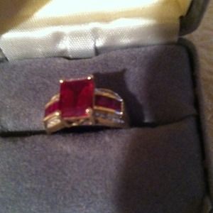 Ruby /diamond Ring