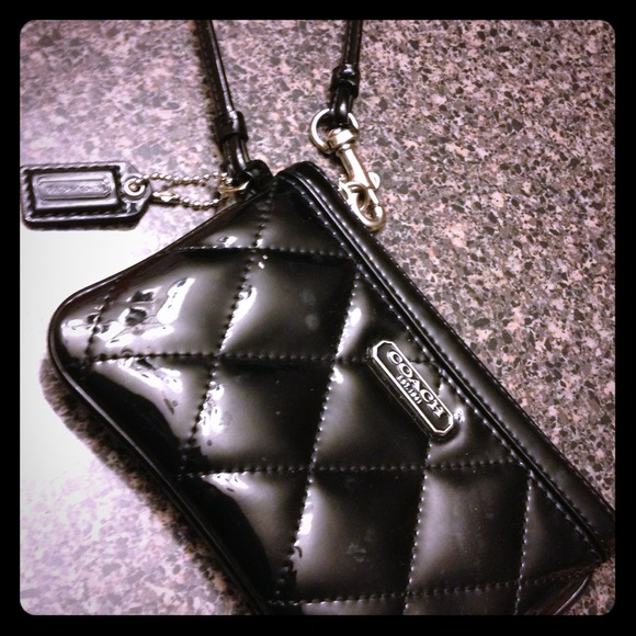 Authentic coach wristlet