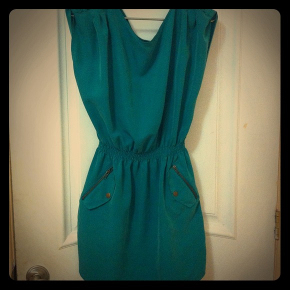 Teal dress
