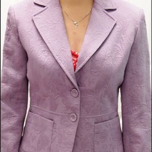 *Lavender blazer& Express lavender shirt