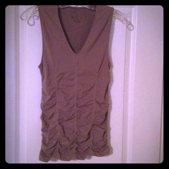 SOLD - Merona Grey/Biege Shirt